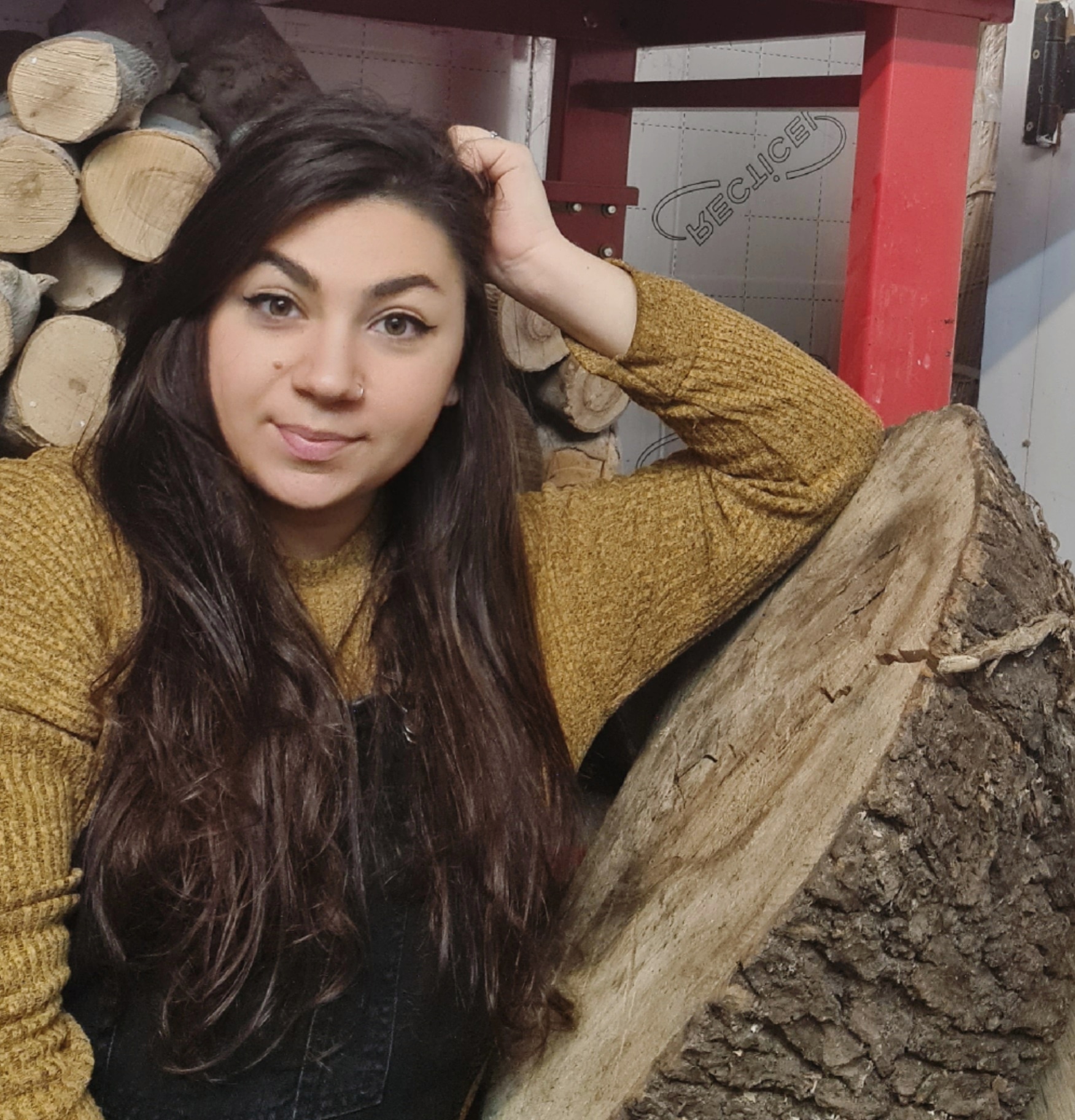 Set of three Oak Bowls