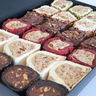 luxury turkish delight rolls