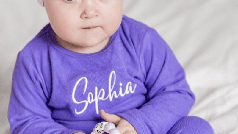 Personalised child loungewear summer set