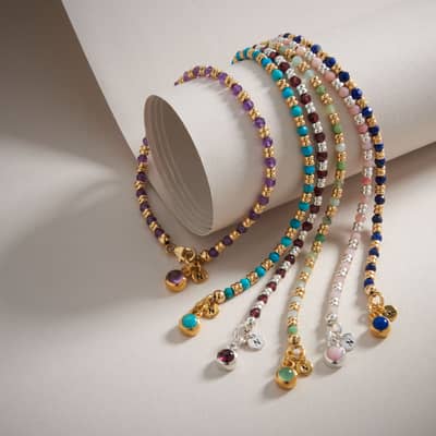 Personalised Birthstone Bracelet