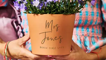 thank you teacher plant pot