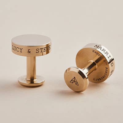man-and-bear-brass-cufflinks