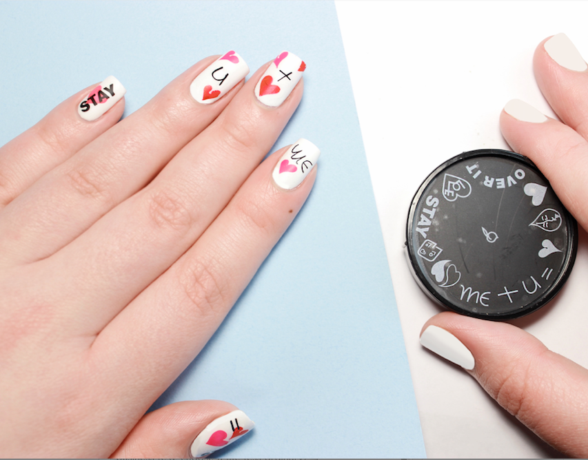 Feeling romantic? express it with Apharsec All About Love nail stamp