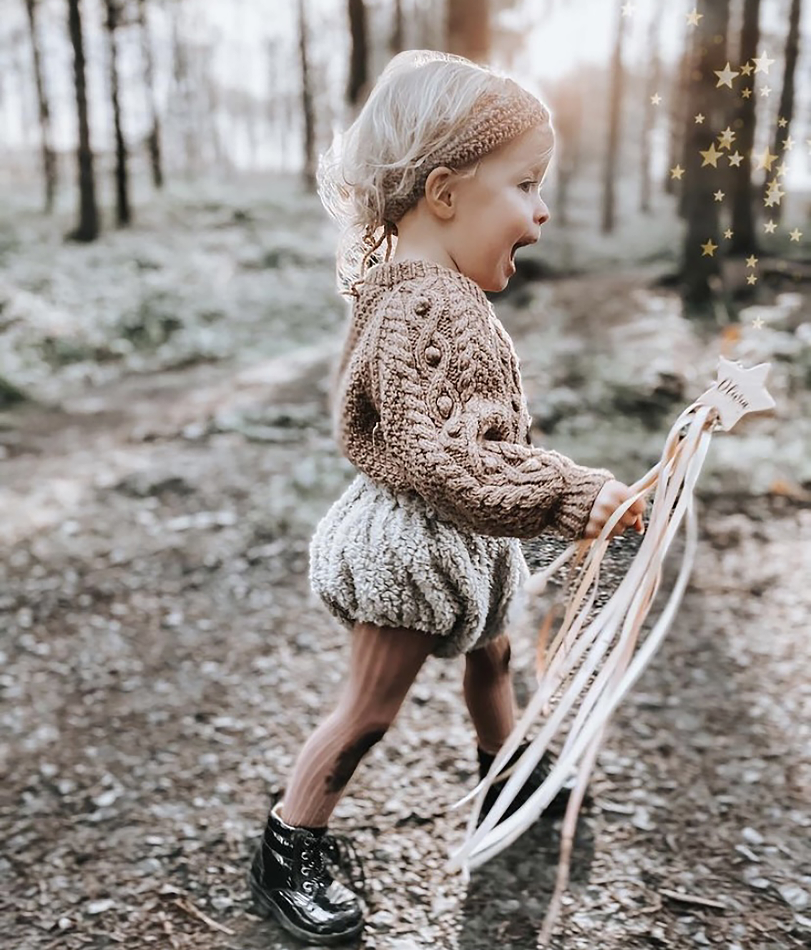 Keepsake wooden wand