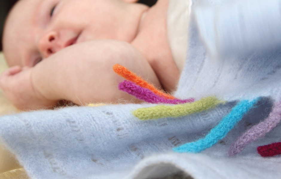 pure cashmere baby blanket