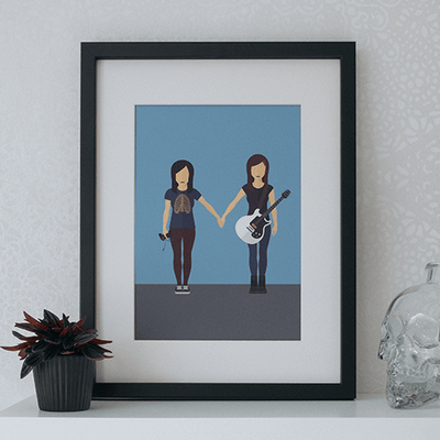 Couple custom portrait