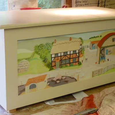 Farm toybox almost ready to go out to another customer