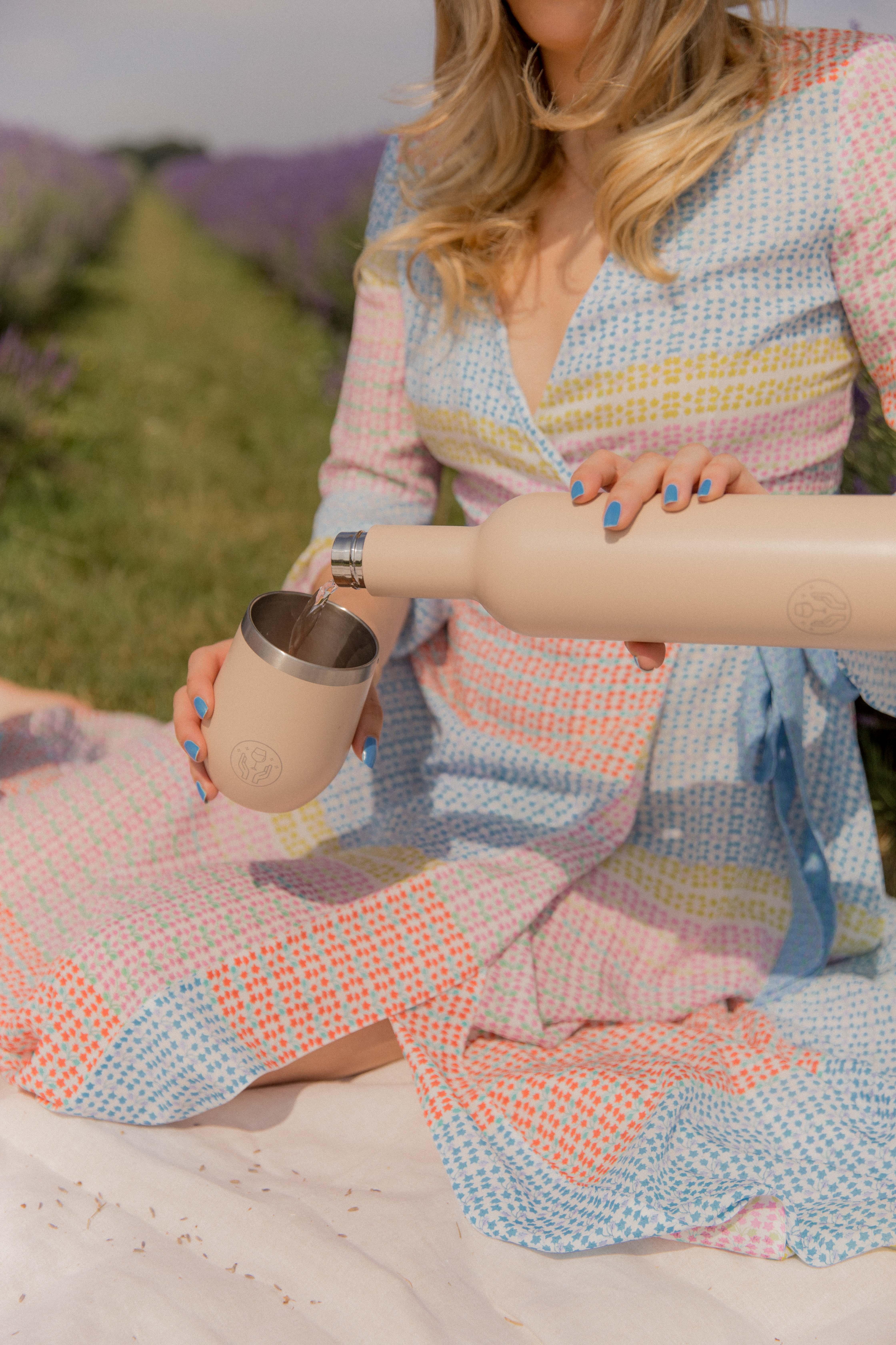 Partner in Wine Desert Sand Bottle & Tumbler