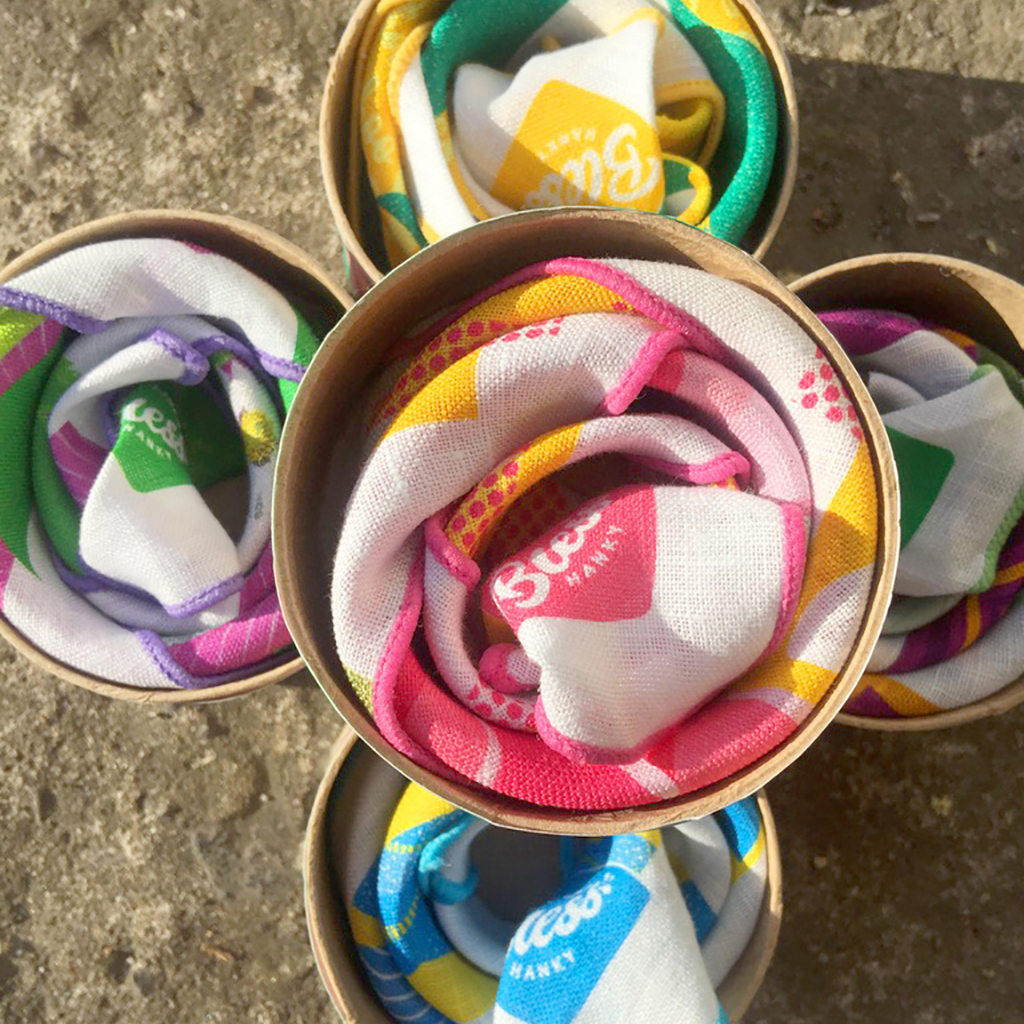 Inside Bless Linen Hanky Gift Boxes