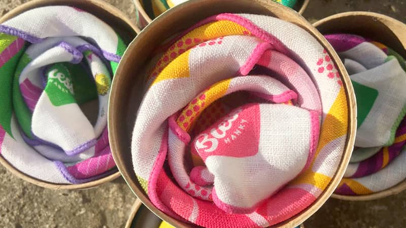 Inside Bless Linen Hanky Gift Boxes