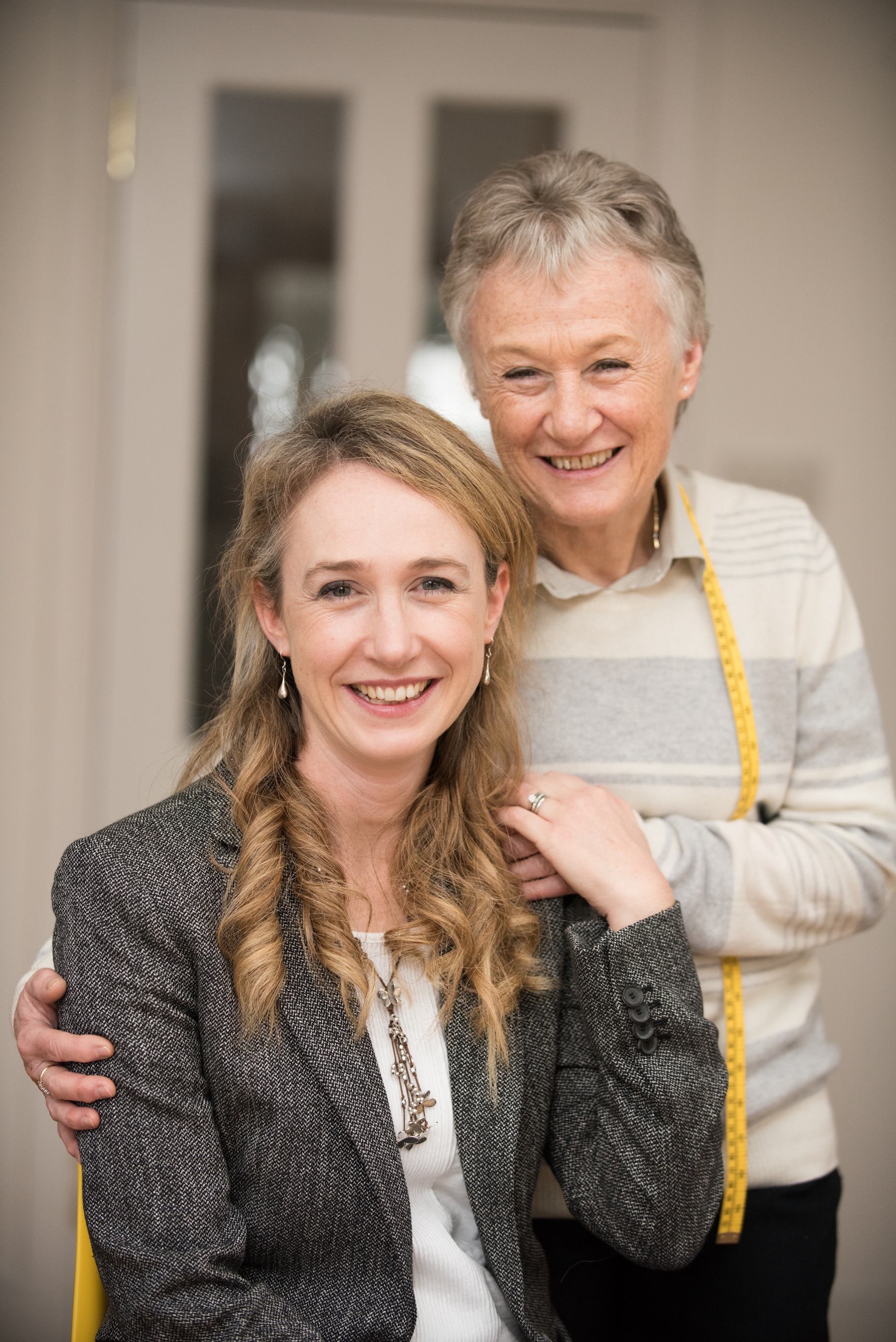 Hooded Owls founder Charlotte and her Mum