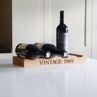 Personalised Wooden Wine Rack