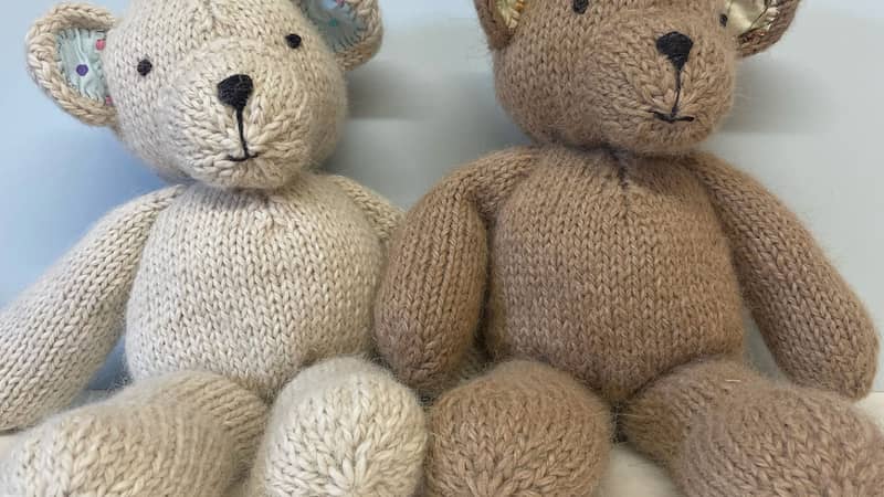 Hand Knitted Bears