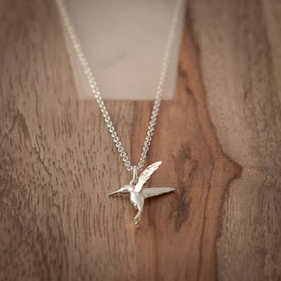 Hummingbird necklace