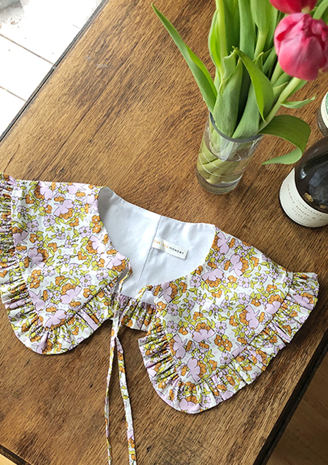 spring floral detachable collar