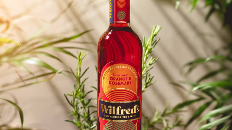 Wilfred's Non-Alcoholic Aperitif made with bitter orange and rosemary