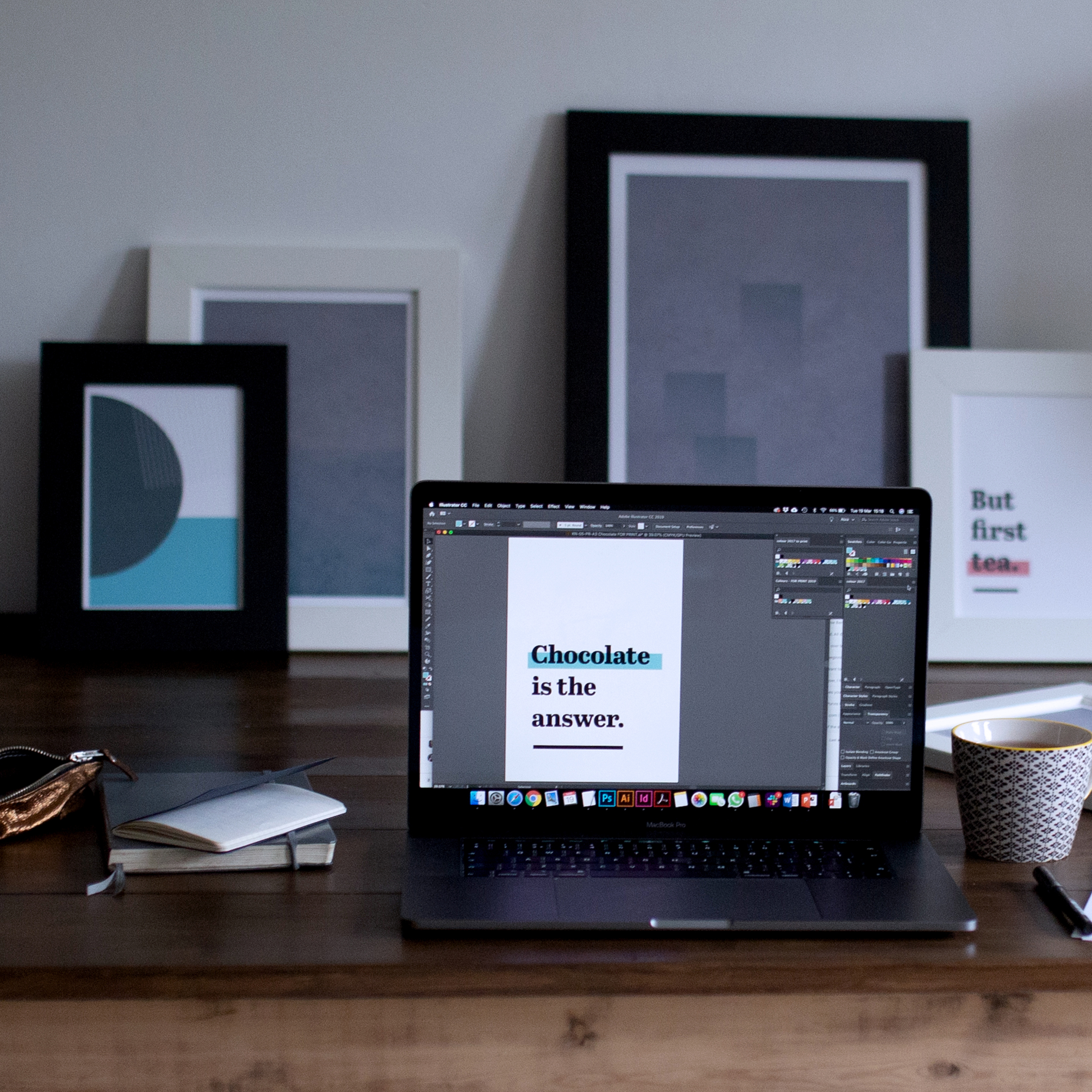 Working on the designs