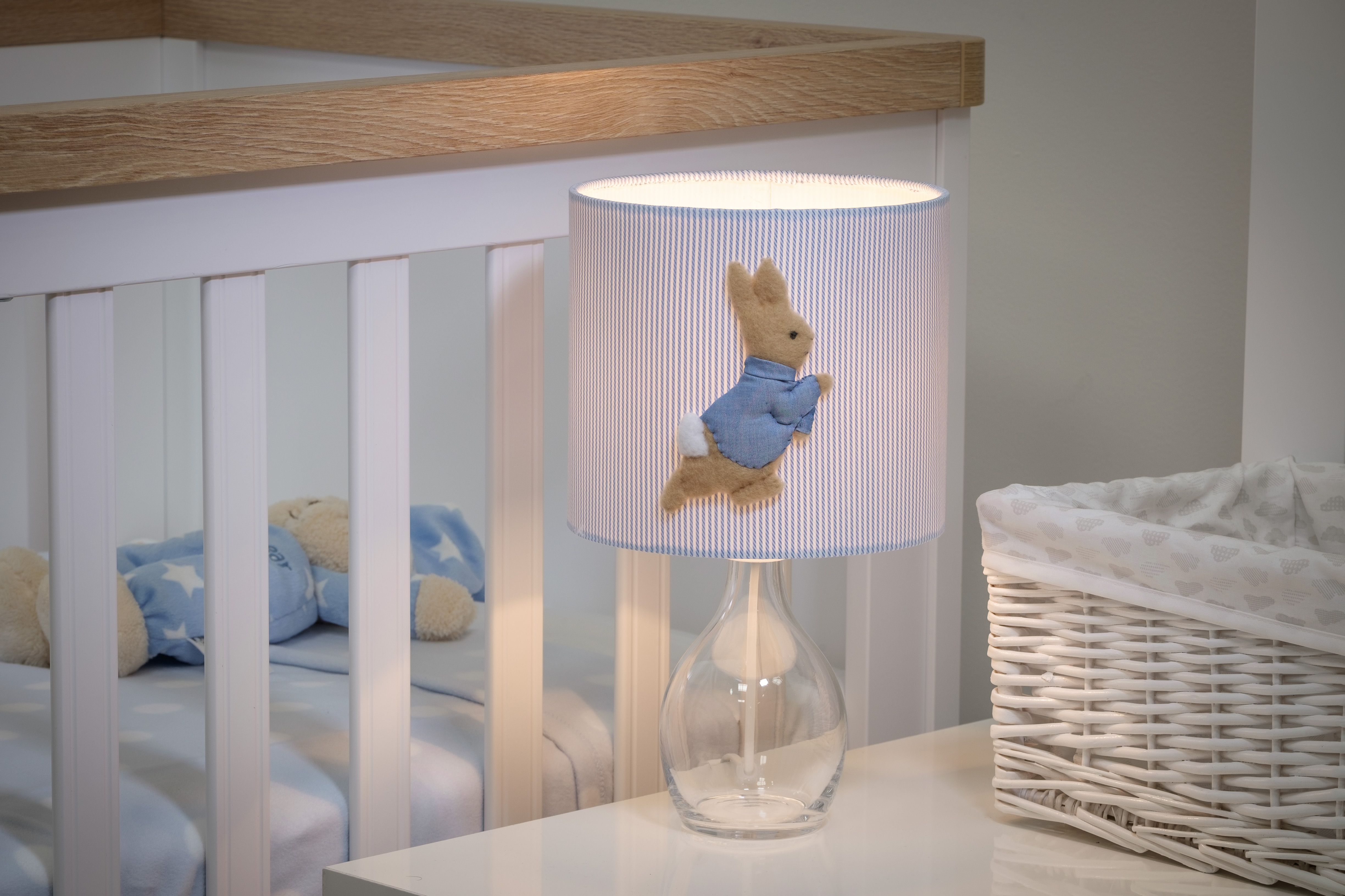 The first Beatrix Potter Peter Rabbit 3D Applique Lampshade. 