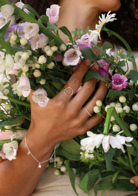 Eternity Ring, Stars Bracelet & Stacker