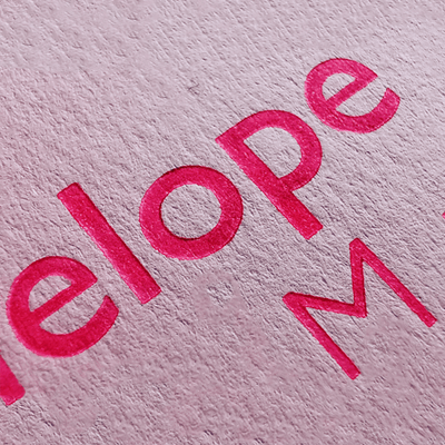 Letterpress birth annountment