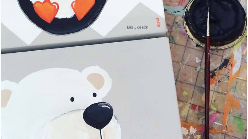 hand painted artwork