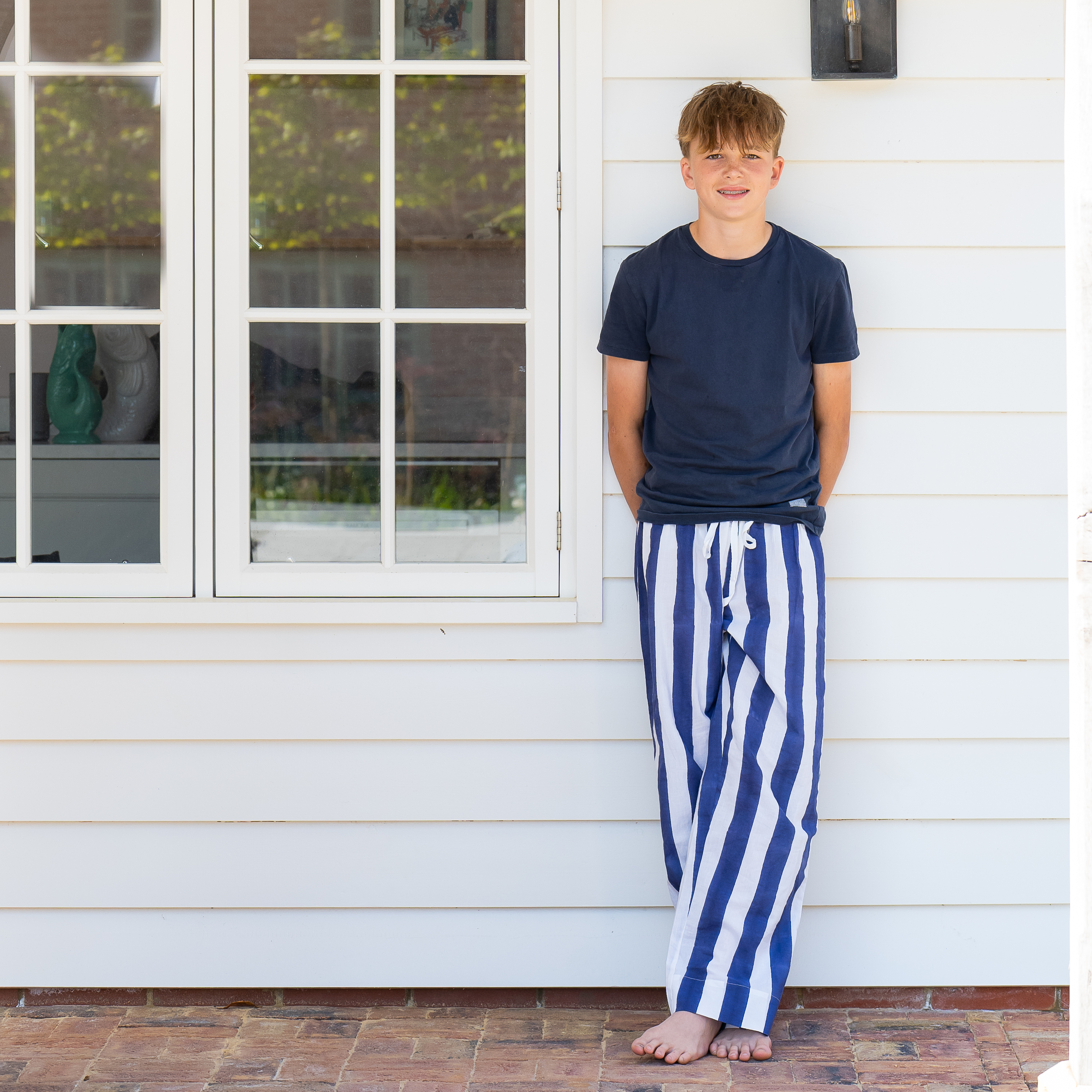 Blue Stripe PJs