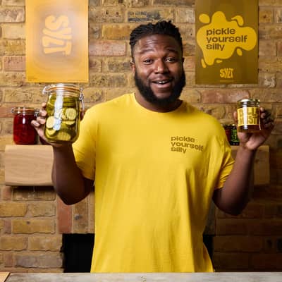 Temi loving the Dill & Mustard!