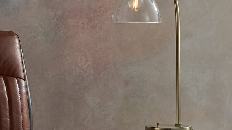 Antique Brass Table Lamp