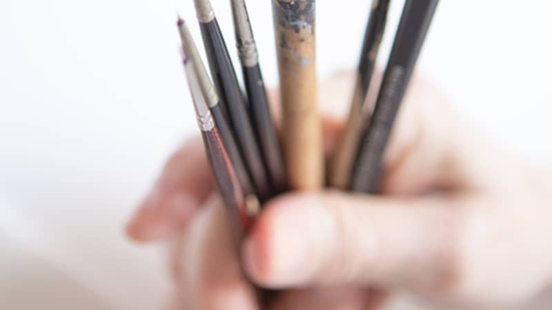 Vintage pens and brushes