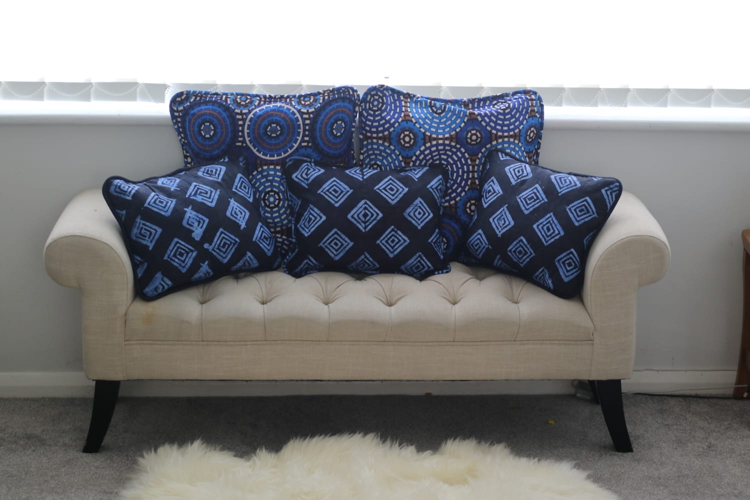 Ankara and adire throw pillow cushion covers