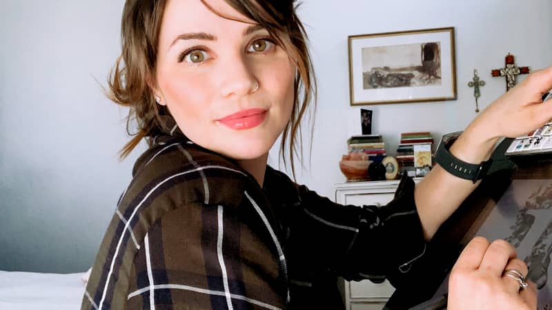 Dominique Artist at Work