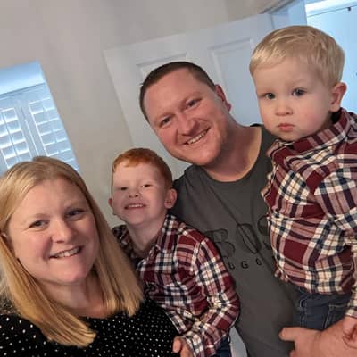 The 4 members of my family