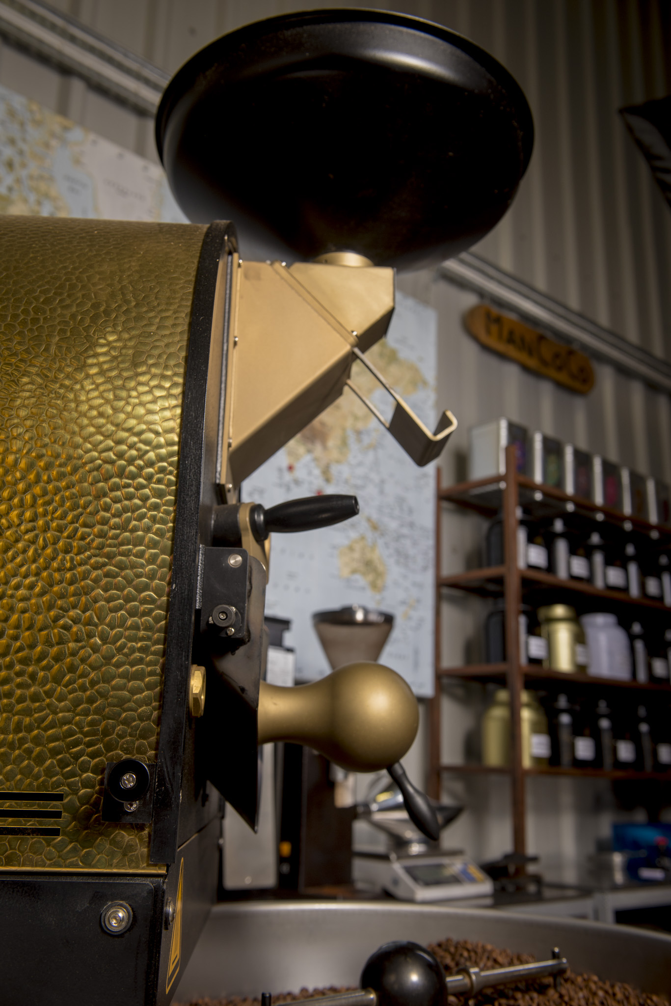 We receive coffee from roasters throughout the UK and Ireland.