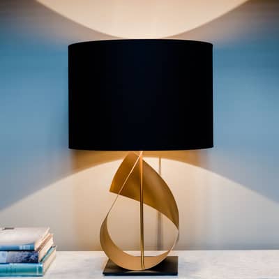 Gold table lamp