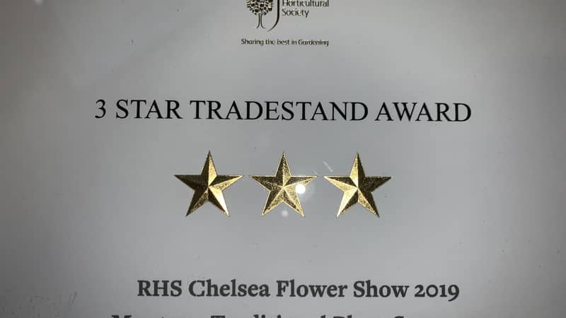 We exhibit at RHS Chelsea FLower Show every year