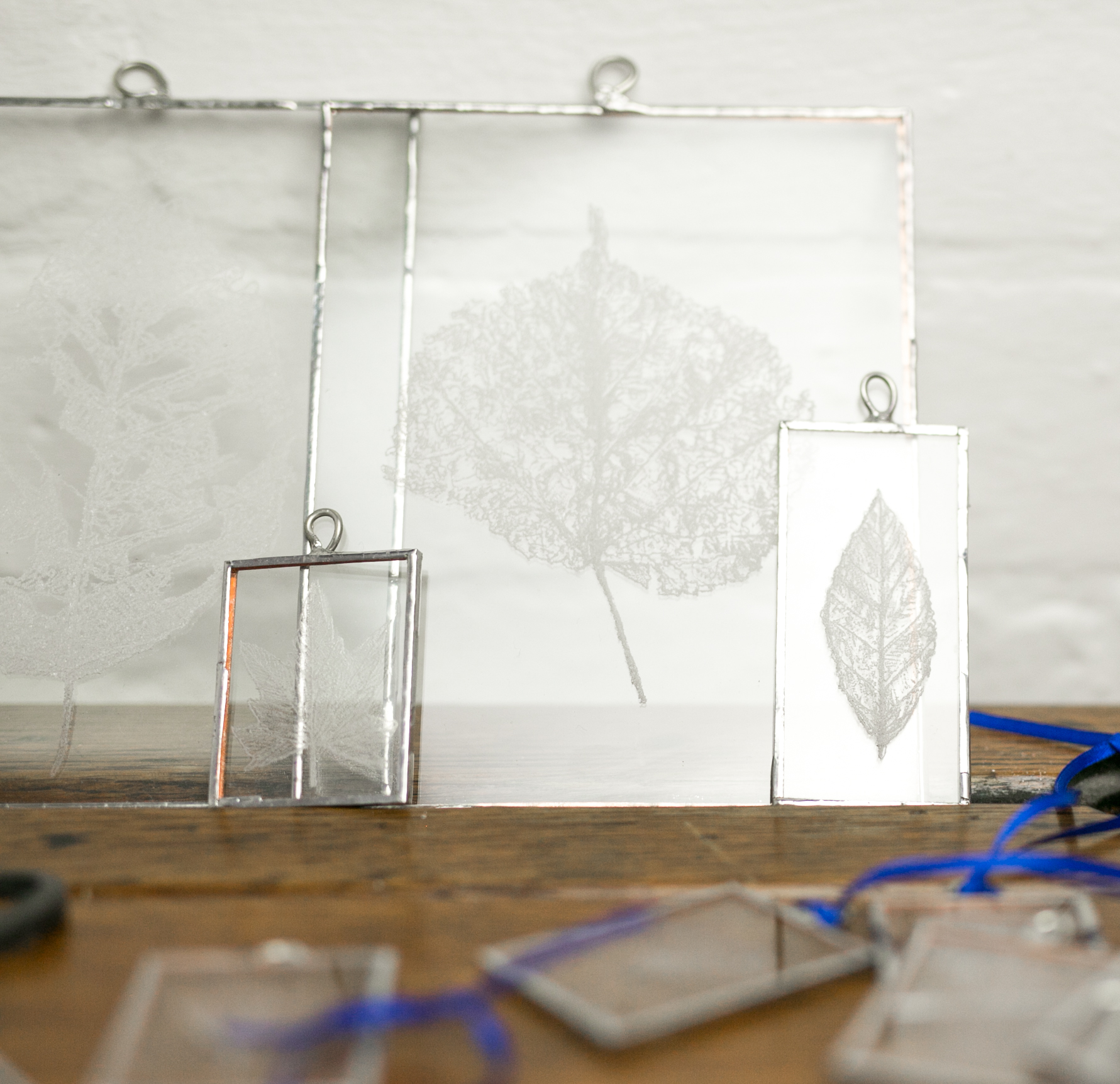 Studio Image of Jessica Bartlett engraving.