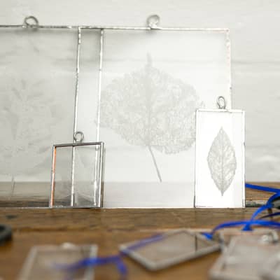 Studio Image of Jessica Bartlett engraving.