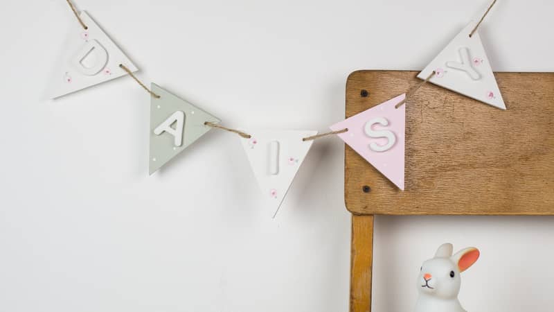 Personalised name bunting