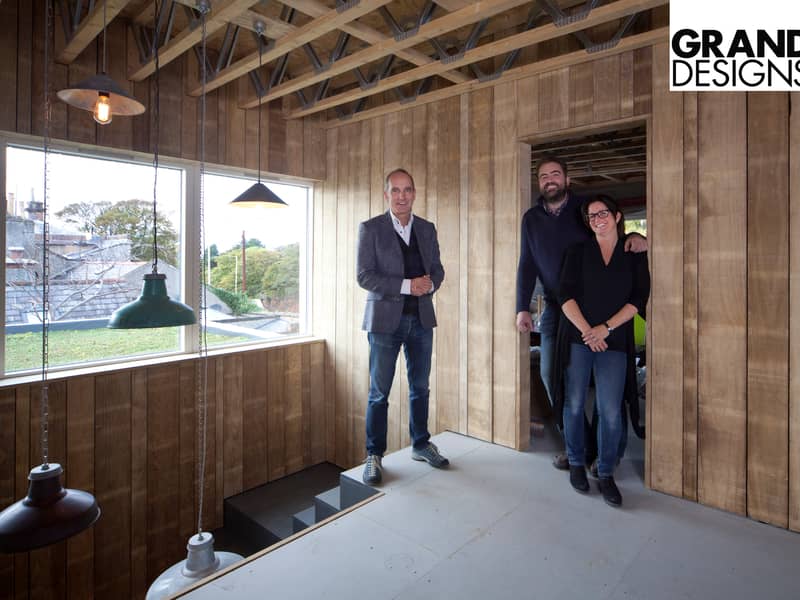 Cleancut Wood owners Stuart & Rosie Treasurer featured in Grand Designs 2016 series