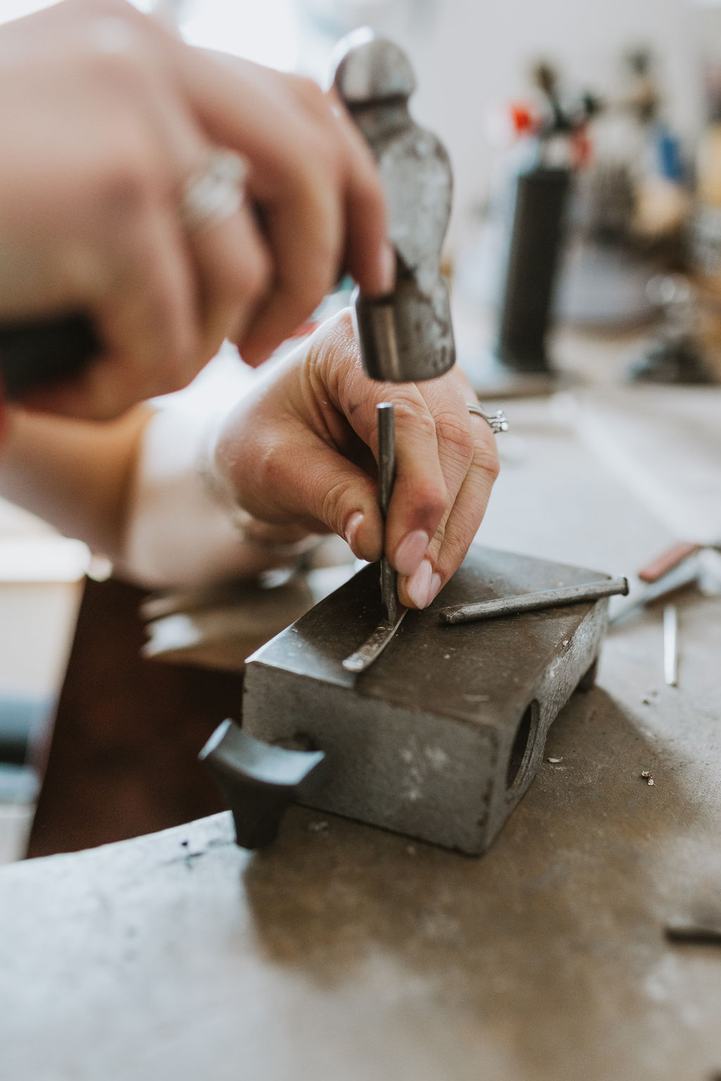 hand-stamped jewellery