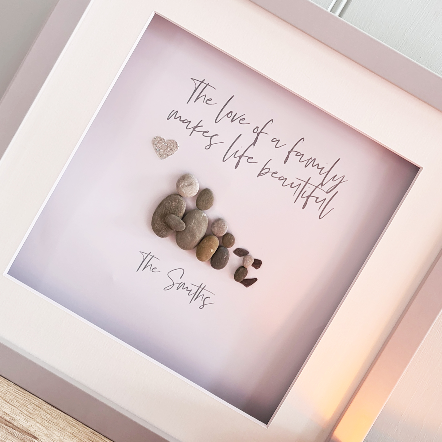 Personalised Family Pebble Gift