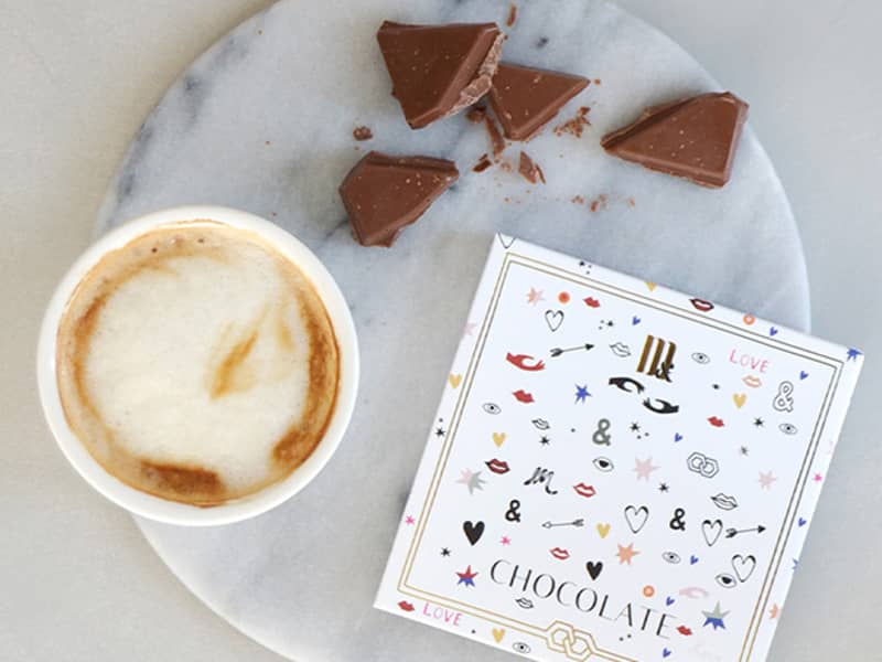 chocolate and coffee gift set