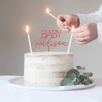Baby Shower Cake Topper