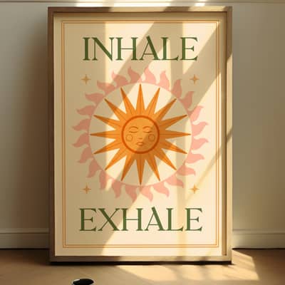‘Inhale Exhale’ Print