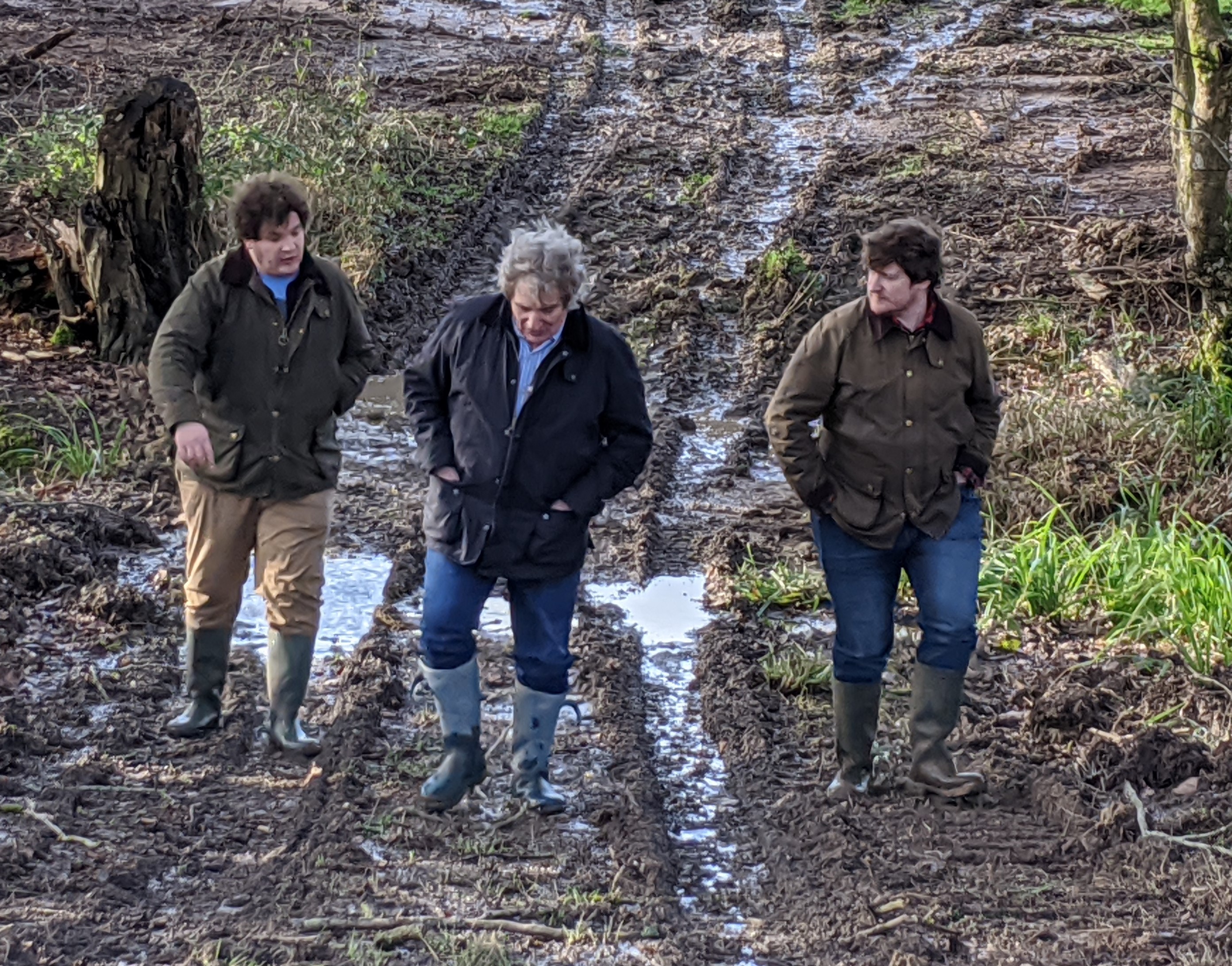 House Coren Family Working Vineyard