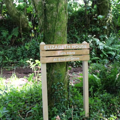 One of our ladder tiered signs