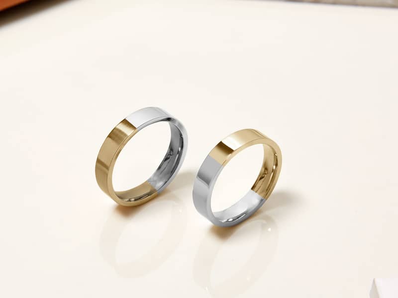 Two-Tone Wedding Bands