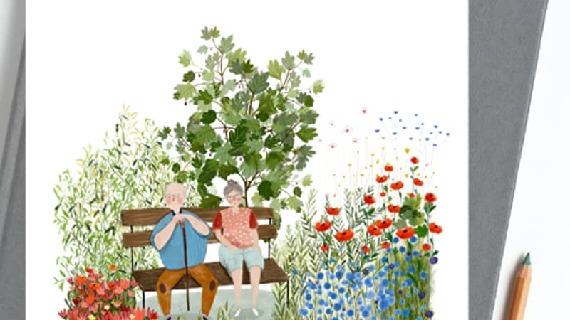 Garden Paradise Gicleé Art Print