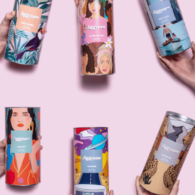 Contemporary puzzle design. 500 piece adult jigsaw puzzle.