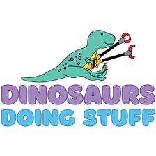 Dinosaurs Doing Stuff logo